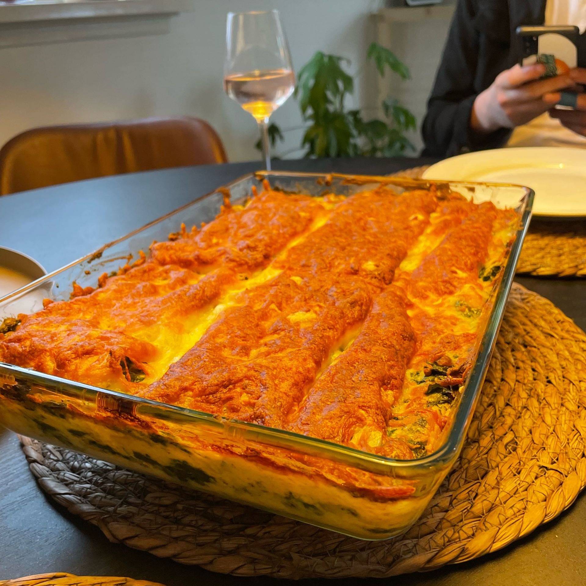 Cheesy Ham Hock, Spinach & Ricotta Lasagne Recipe Samsung Food