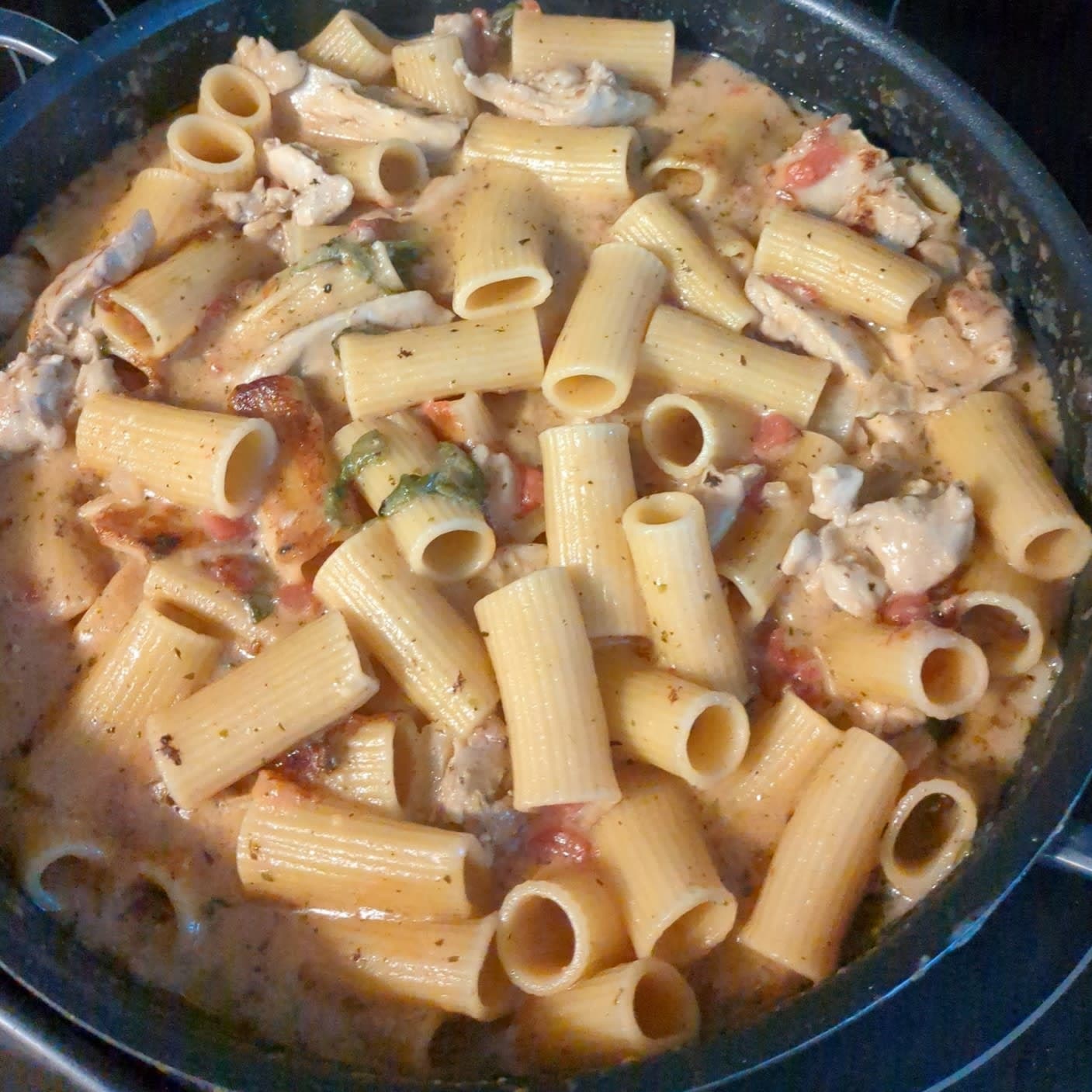 Tuscan Chicken Mac And Cheese (ONE POT, STOVE TOP) Recipe Samsung Food
