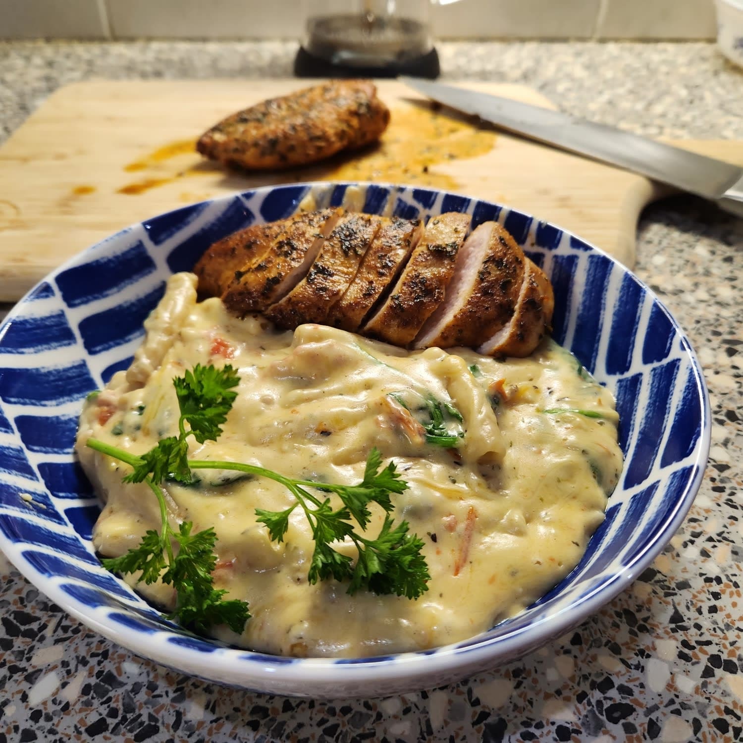 Tuscan Chicken Mac And Cheese (ONE POT, STOVE TOP) Recipe Samsung Food