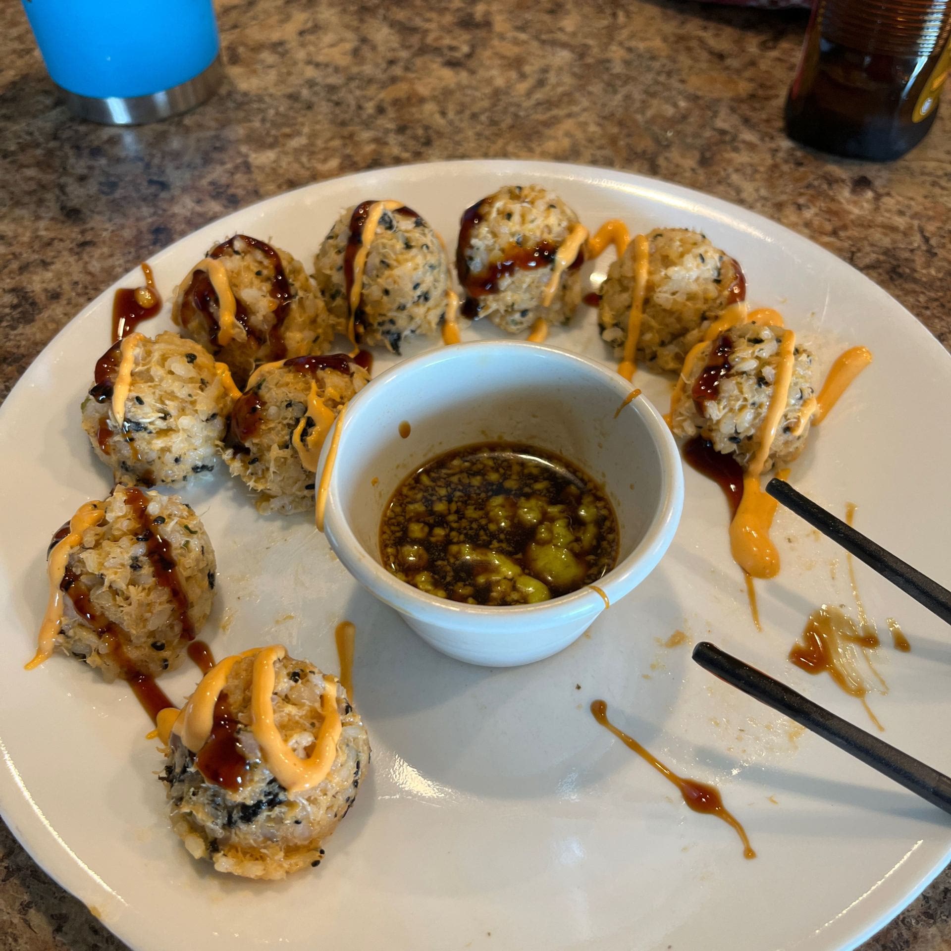 Delicious Crab Rice Balls Recipe Whisk