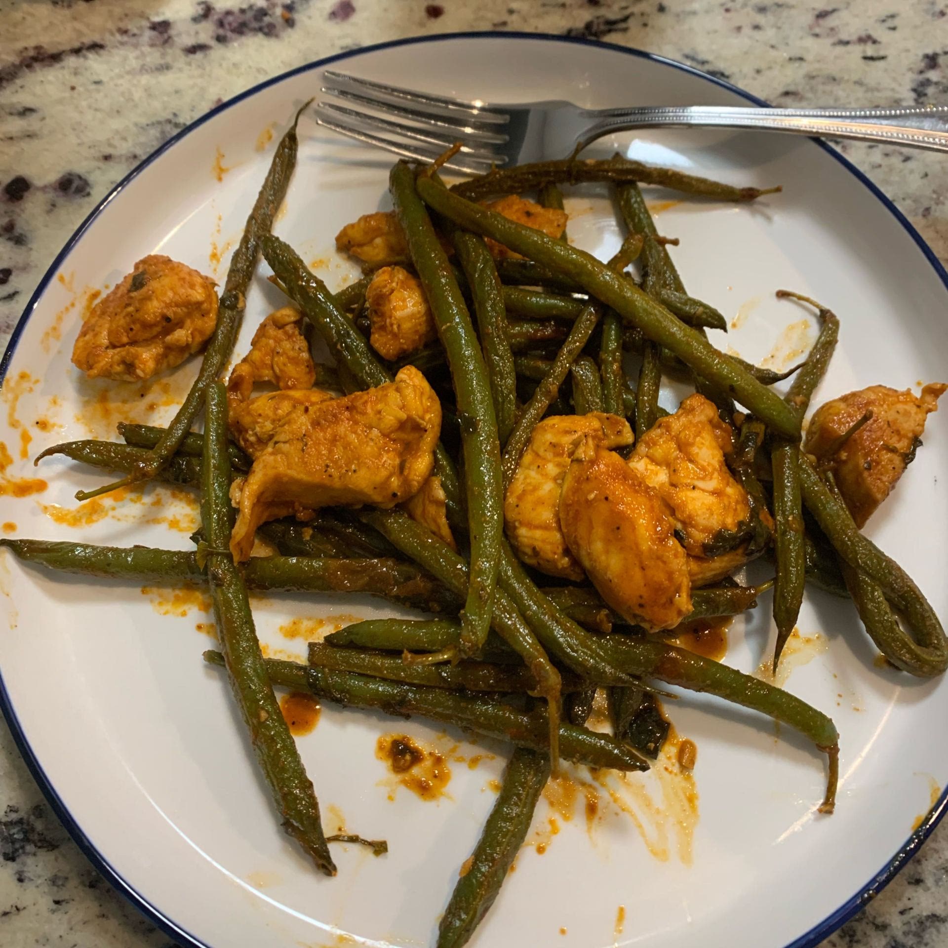 Lemon Garlic Butter Chicken and Green Beans Skillet Recipe Samsung Food