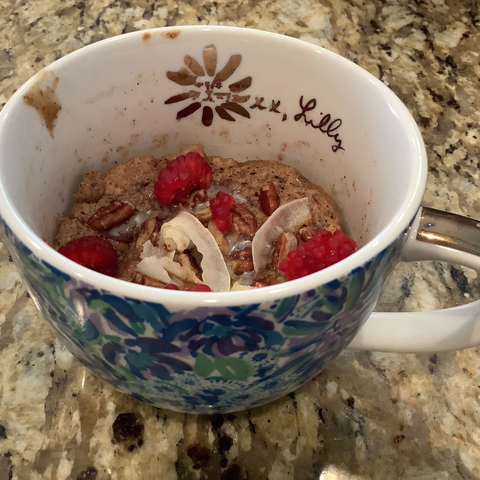 Blueberry Breakfast Mug Cake MyFitnessPal Recipe Samsung Food
