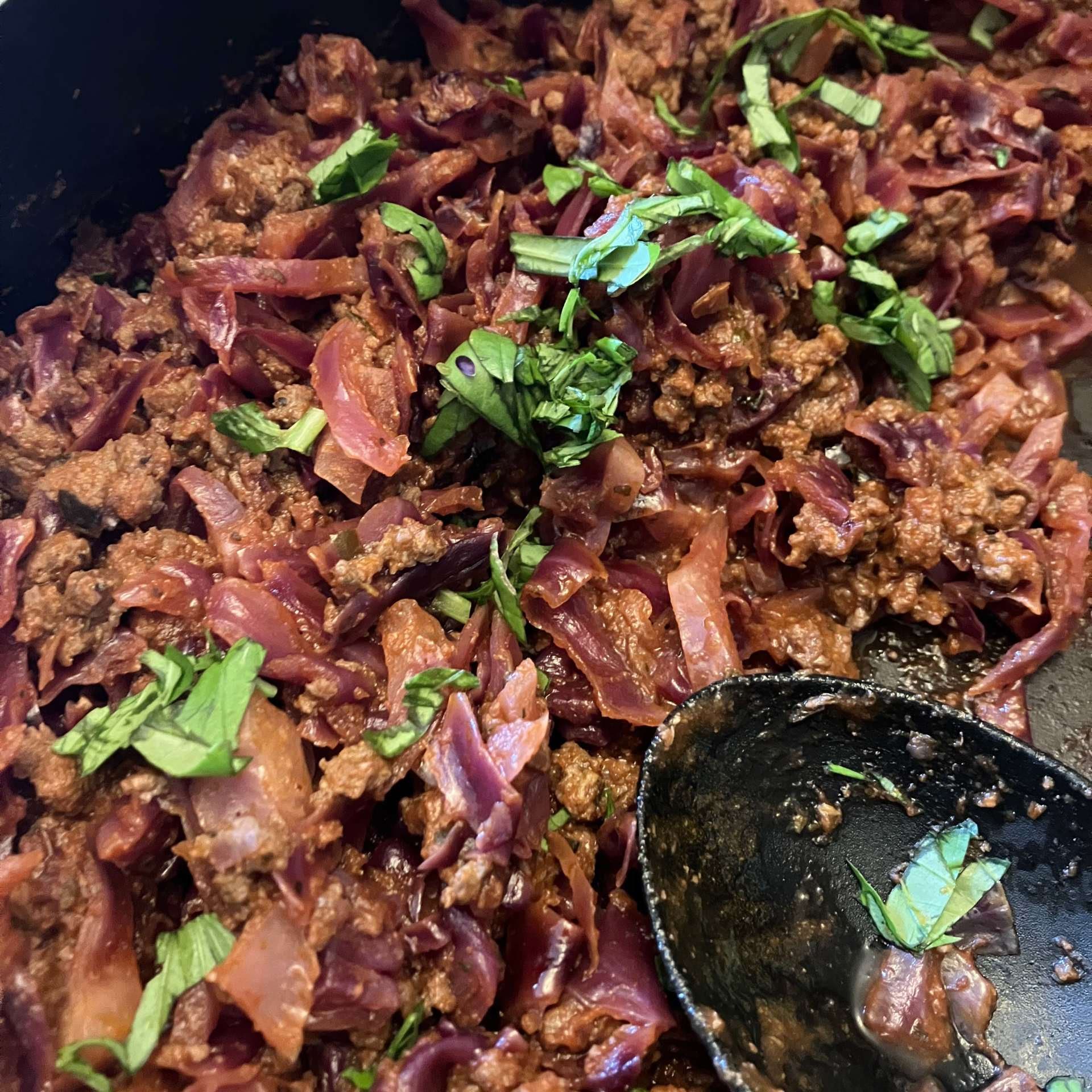 Keto Italian Beef With Cabbage Noodles Recipe Samsung Food