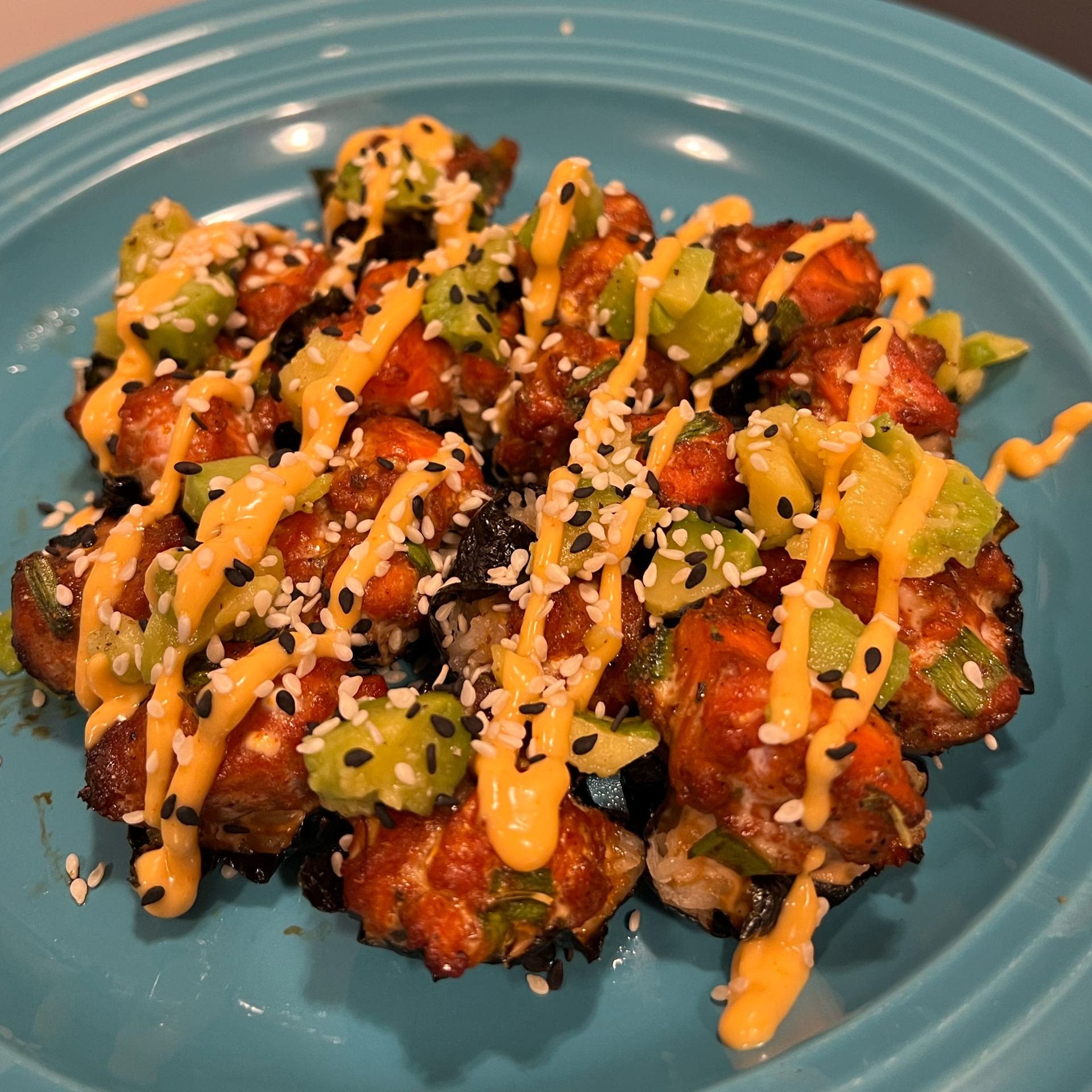 Spicy Salmon Rice Muffins Recipe Samsung Food